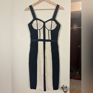 Rebecca Minkoff Black and Cream Jacket